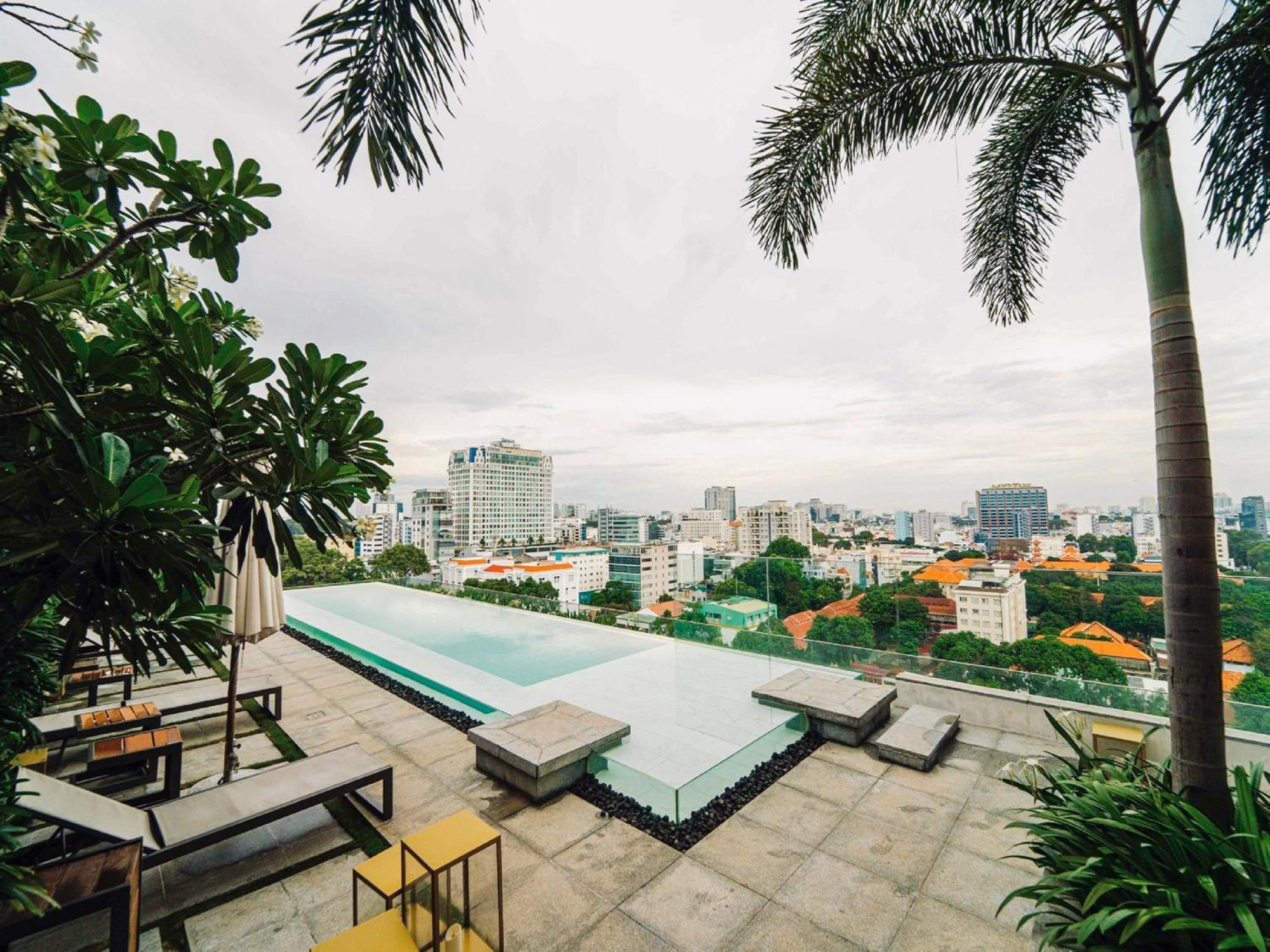 Serenity Saigon Sky Villas - Free One Way Airport Shuttle مدينة هوشي منه المظهر الخارجي الصورة