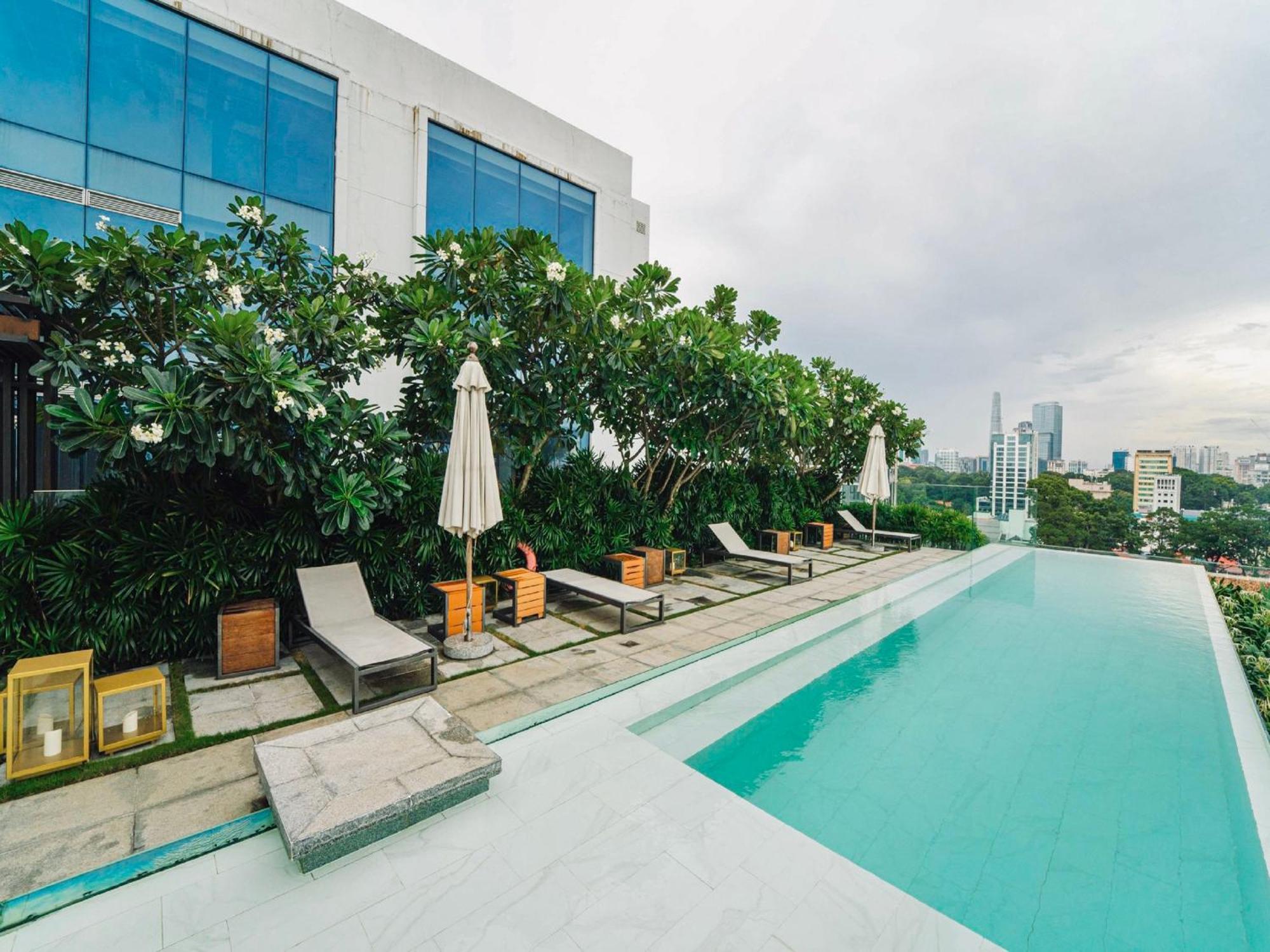Serenity Saigon Sky Villas - Free One Way Airport Shuttle مدينة هوشي منه المظهر الخارجي الصورة