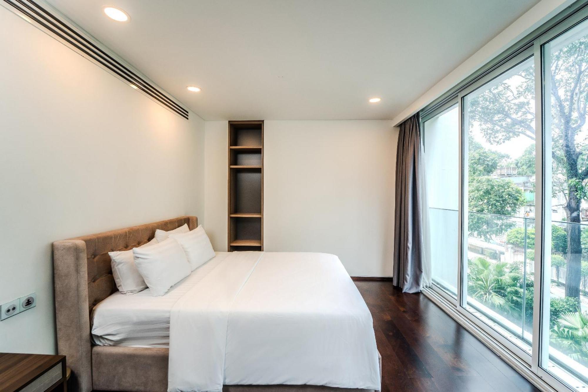 Serenity Saigon Sky Villas - Free One Way Airport Shuttle مدينة هوشي منه المظهر الخارجي الصورة