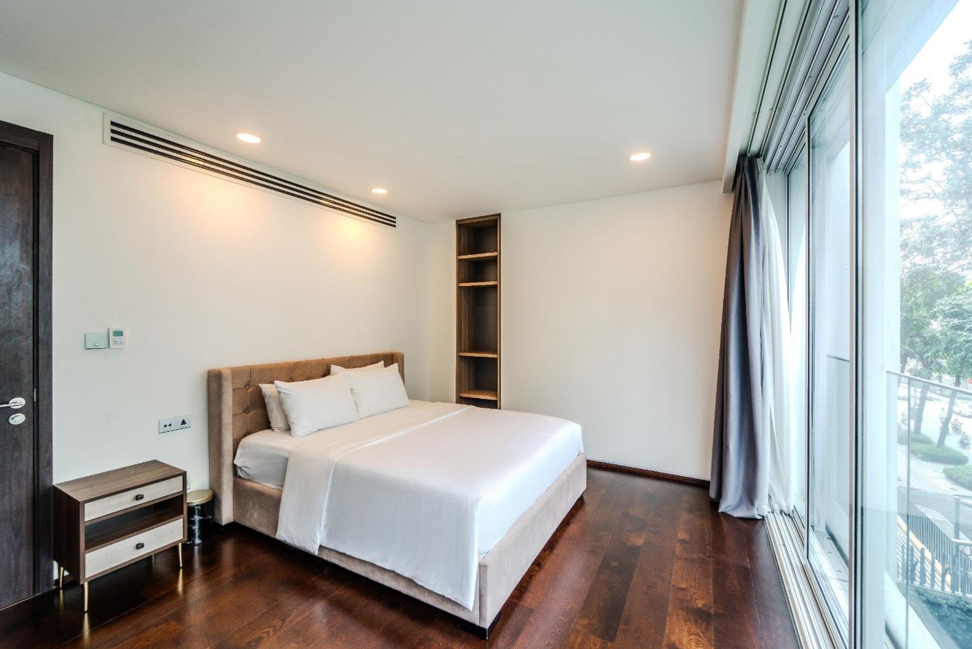 Serenity Saigon Sky Villas - Free One Way Airport Shuttle مدينة هوشي منه المظهر الخارجي الصورة