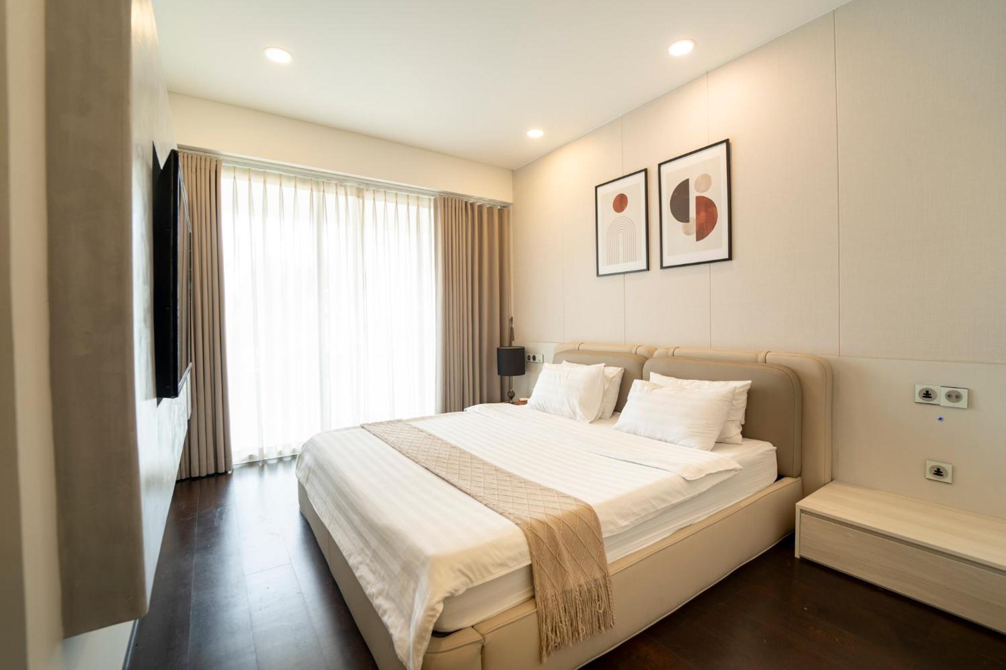 Serenity Saigon Sky Villas - Free One Way Airport Shuttle مدينة هوشي منه المظهر الخارجي الصورة