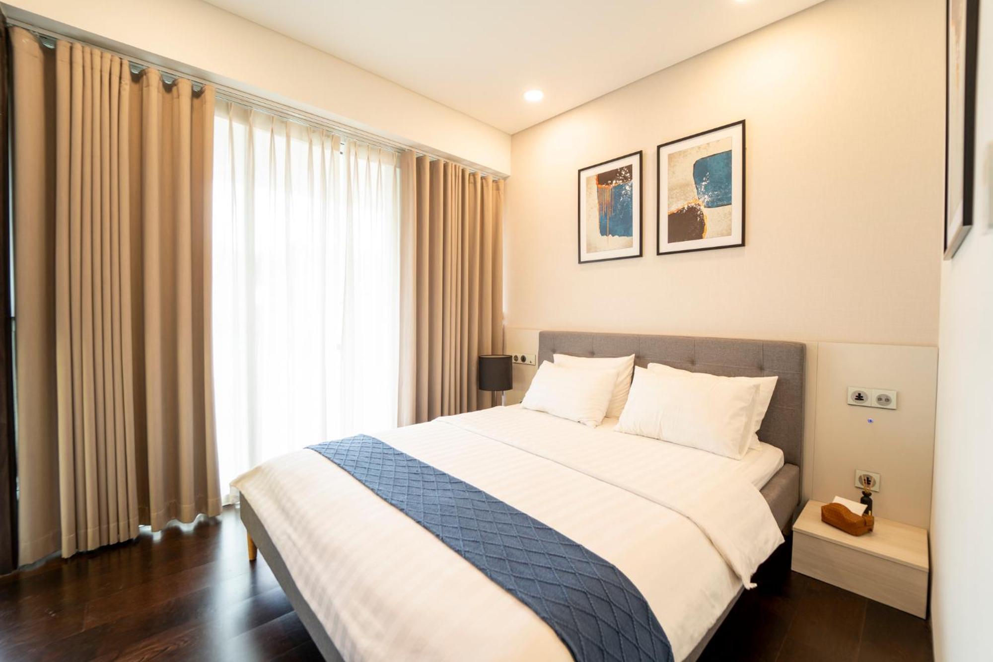 Serenity Saigon Sky Villas - Free One Way Airport Shuttle مدينة هوشي منه المظهر الخارجي الصورة