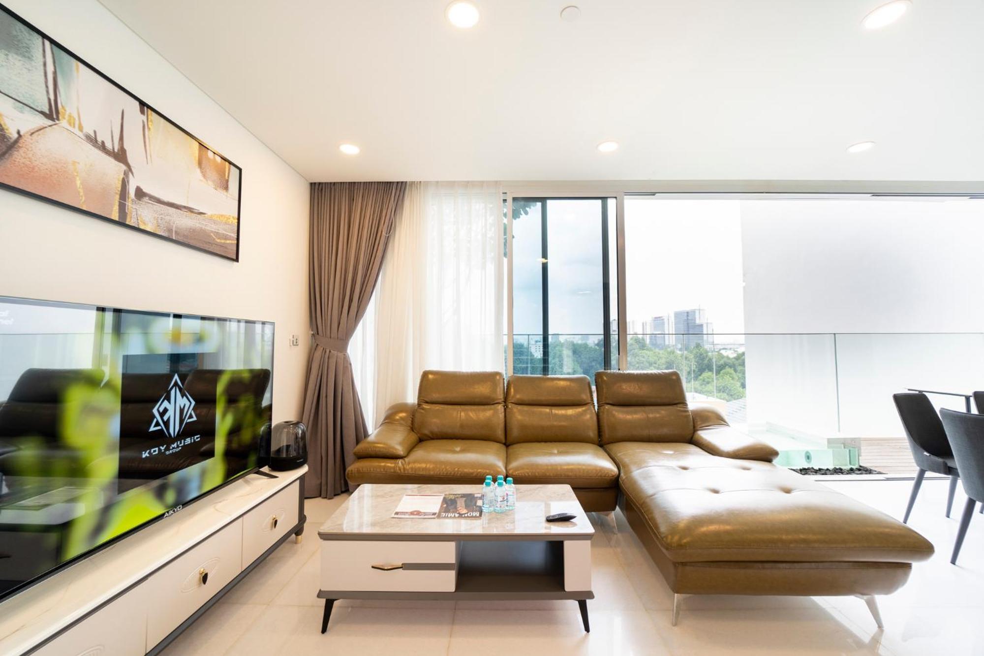 Serenity Saigon Sky Villas - Free One Way Airport Shuttle مدينة هوشي منه المظهر الخارجي الصورة