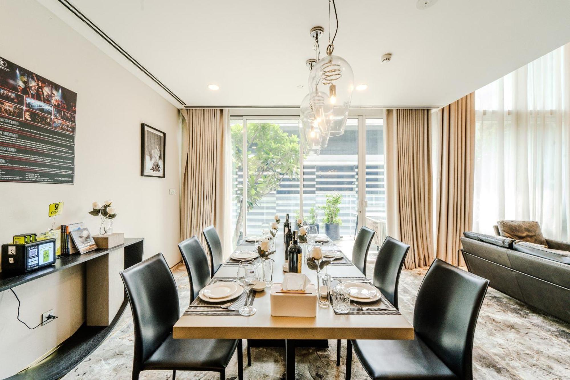 Serenity Saigon Sky Villas - Free One Way Airport Shuttle مدينة هوشي منه المظهر الخارجي الصورة